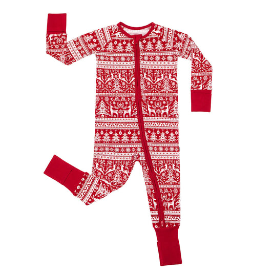 Little Sleepies Reindeer Cheer Zippy