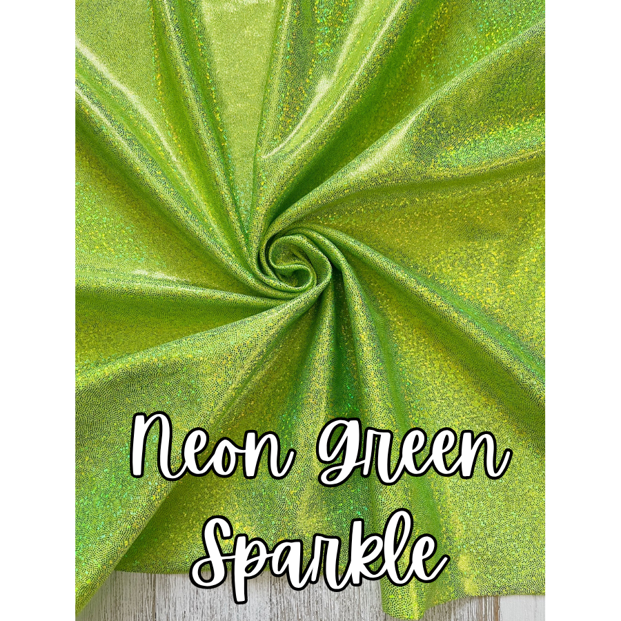 Neon Green Sparkle