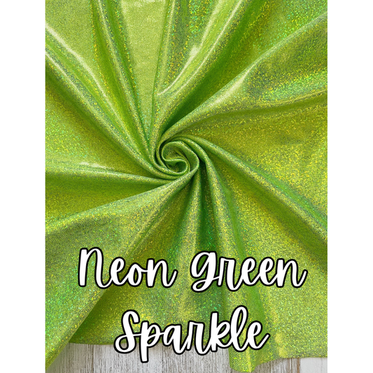 Neon Green Sparkle