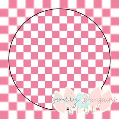 Pink Checkered