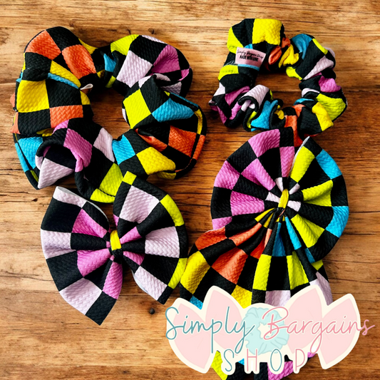 Neon Checkered